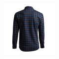 OEM 2015 último diseño 100% algodón Plaid camisas de impresión para hombres